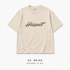 HIQUIT Logo Premium Oversize Beige T-shirt
