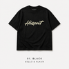 HIQUIT Logo Premium Oversize Siyah T-shirt